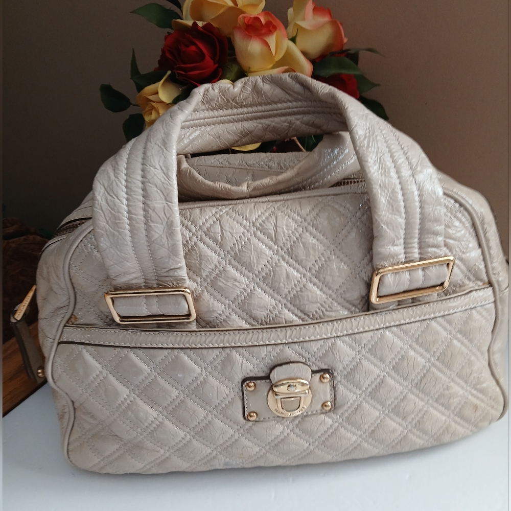 Marc Jacobs Ursula Quilted Bowler Bag